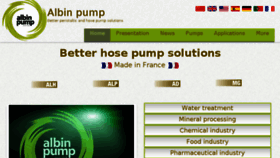 What Albinpump.com website looked like in 2018 (5 years ago)