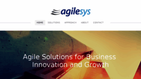 What Agilesys.com website looked like in 2018 (5 years ago)