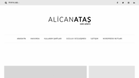 What Alicanatas.com website looked like in 2018 (5 years ago)