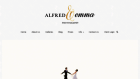 What Alfredandemma.com website looked like in 2018 (5 years ago)