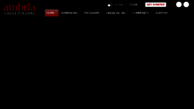 What Ambria.edu website looked like in 2018 (7 years ago)
