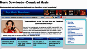 What Anymusicdownloads.com website looked like in 2011 (12 years ago)