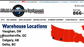 What Atlasautoequipment.ca website looked like in 2018 (5 years ago)