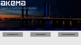 What Akema.fr website looked like in 2018 (5 years ago)