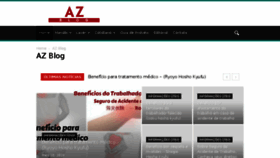 What Az-blog.com website looked like in 2018 (5 years ago)