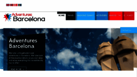 What Adventuresbarcelona.com website looked like in 2018 (5 years ago)