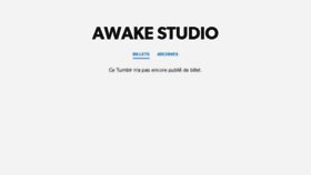 What Awakestudio.com website looked like in 2018 (5 years ago)