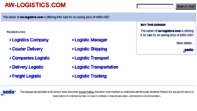 What Aw-logistics.com website looked like in 2018 (5 years ago)
