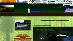 What Artenschutz-steigerwald.de website looked like in 2018 (5 years ago)