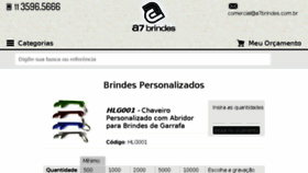 What A7brindes.com.br website looked like in 2018 (5 years ago)