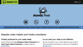 What Atomicpixel.com.au website looked like in 2018 (5 years ago)