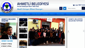 What Ahmetli.bel.tr website looked like in 2018 (5 years ago)