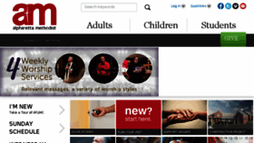 What Afumc.org website looked like in 2018 (7 years ago)