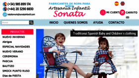 What Artesaniainfantilsonata.com website looked like in 2018 (5 years ago)