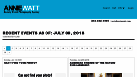 What Anniewatt.com website looked like in 2018 (5 years ago)