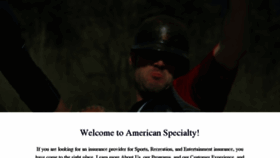 What Americanspecialty.com website looked like in 2018 (5 years ago)