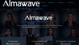 What Almawave.it website looked like in 2018 (5 years ago)