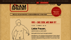 What Adamspricht.com website looked like in 2018 (5 years ago)
