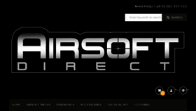 What Airsoftdirect.uk.com website looked like in 2018 (5 years ago)