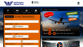 What Alghanimtravel.com website looked like in 2018 (5 years ago)