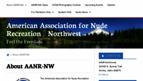 What Aanr-nw.org website looked like in 2018 (5 years ago)
