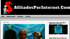What Afiliadosporinternet.com website looked like in 2018 (5 years ago)