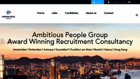 What Ambitiouspeoplecareers.com website looked like in 2018 (5 years ago)