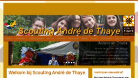 What Andredethaye.com website looked like in 2018 (5 years ago)