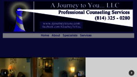 What Ajourneytoyou.com website looked like in 2018 (5 years ago)