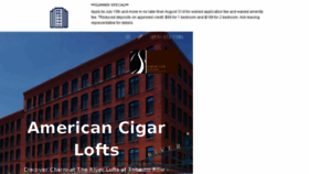 What Americancigarlofts.com website looked like in 2018 (5 years ago)