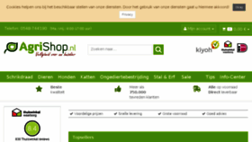 What Agrishop.nl website looked like in 2018 (5 years ago)