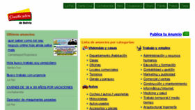 What Anunciosclasificados.com.bo website looked like in 2018 (5 years ago)