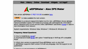 What Aioninfo.com website looked like in 2018 (5 years ago)