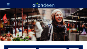 What Aliphdeen.com website looked like in 2018 (5 years ago)