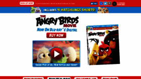 What Angrybirds-movie.com website looked like in 2018 (5 years ago)