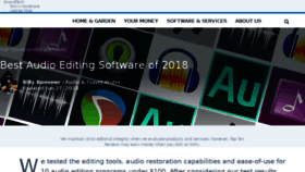 What Audio-editing-software-review.toptenreviews.com website looked like in 2018 (5 years ago)