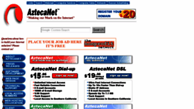 What Azteca.net website looked like in 2018 (5 years ago)
