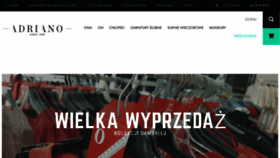 What Adriano.com.pl website looked like in 2018 (5 years ago)