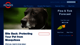 What Adamspetcare.com website looked like in 2018 (5 years ago)