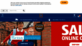What Aldi.co.uk website looked like in 2018 (5 years ago)