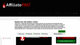 What Affiliatepro.it website looked like in 2018 (5 years ago)