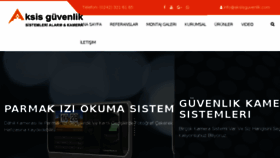 What Aksisguvenlik.com website looked like in 2018 (5 years ago)