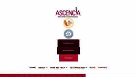 What Ascenciaca.org website looked like in 2018 (5 years ago)