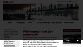 What Autoexpo-portal.de website looked like in 2018 (5 years ago)