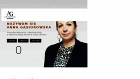 What Agnegocjator.pl website looked like in 2018 (5 years ago)