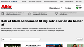 What Allerservice.dk website looked like in 2018 (5 years ago)