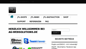 What Ag-websolutions.de website looked like in 2018 (5 years ago)