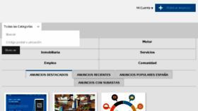 What Anunciatelo.es website looked like in 2018 (5 years ago)
