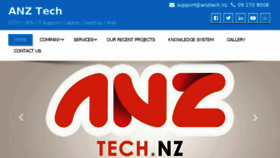 What Anztech.nz website looked like in 2018 (5 years ago)