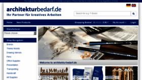 What Architekturbedarf.de website looked like in 2018 (5 years ago)